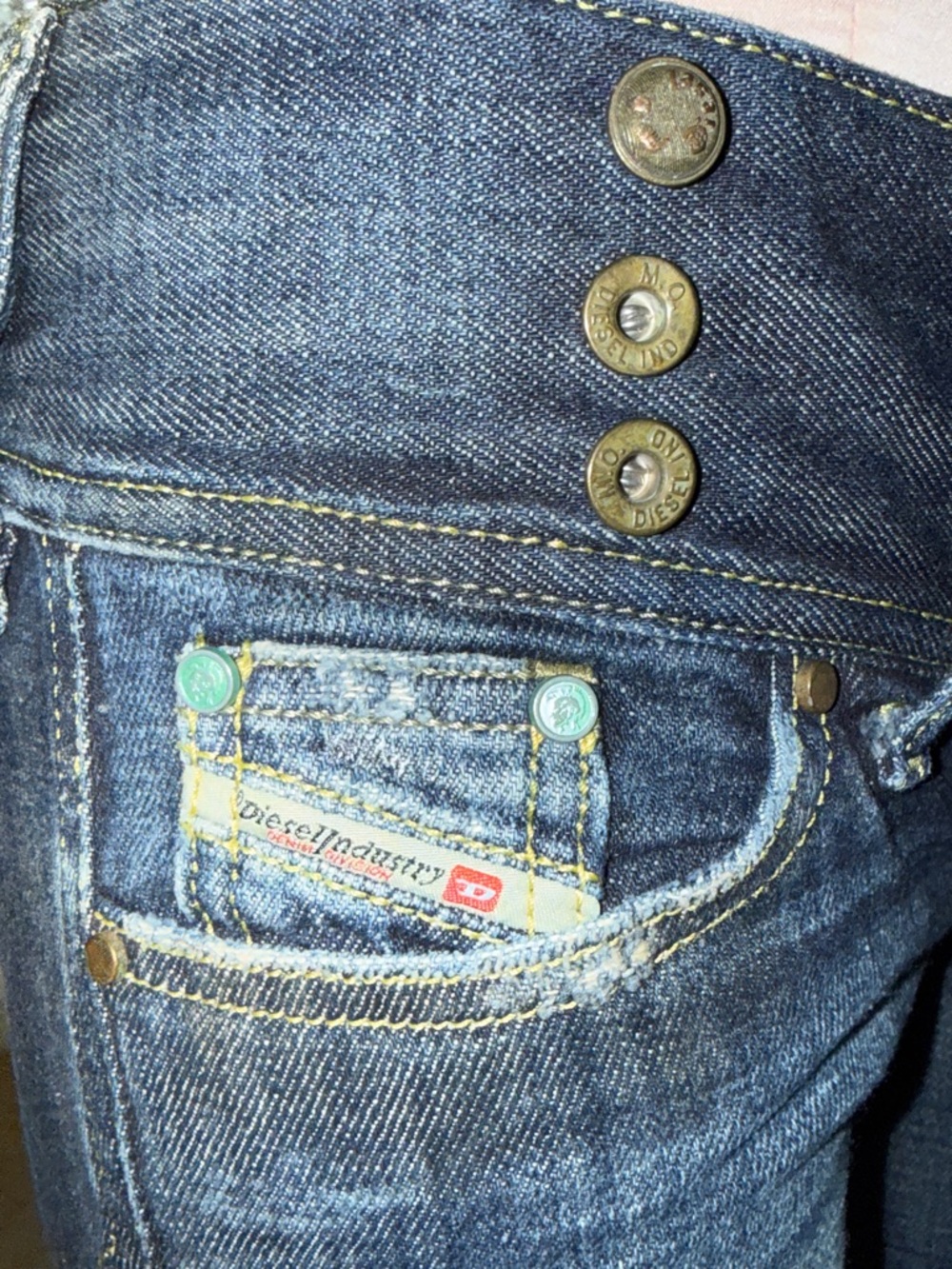 Diesel Dark Blue Women's boot cut Jeans - Picture 6 of 10